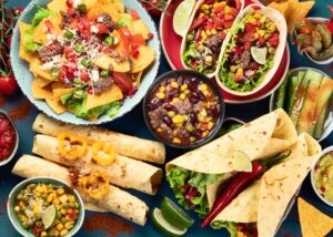 tex mex dishes on a table